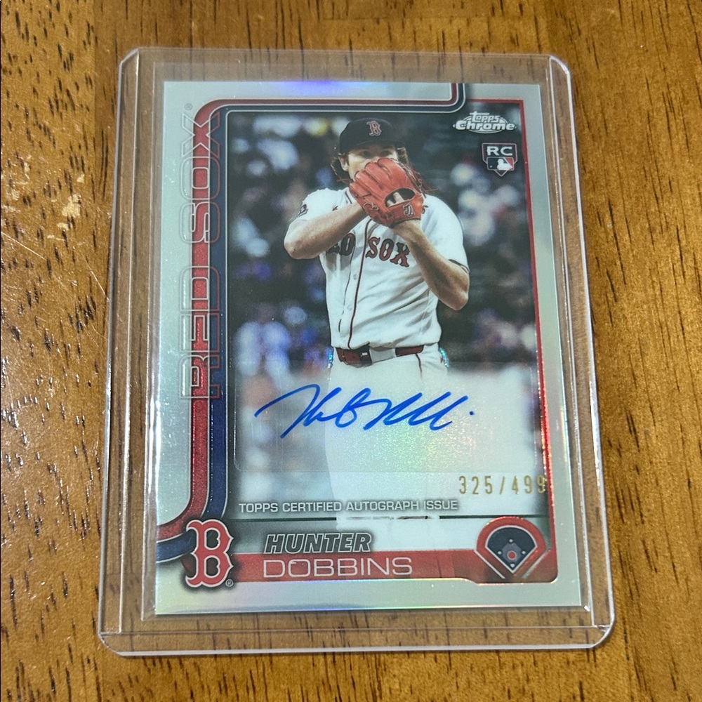 2025 Topps Chrome Update - Hunter Dobbins Refractor Auto /499
